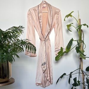 Agent Provocateur Blush Satin Robe